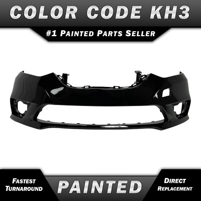 NEW Painted *KH3 Black* Front Bumper Cover Fascia for 2016-2019 Nissan Sentra