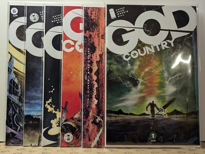 God Country 1-6 full set, NM+ all 1st prints    Cates & Shaw