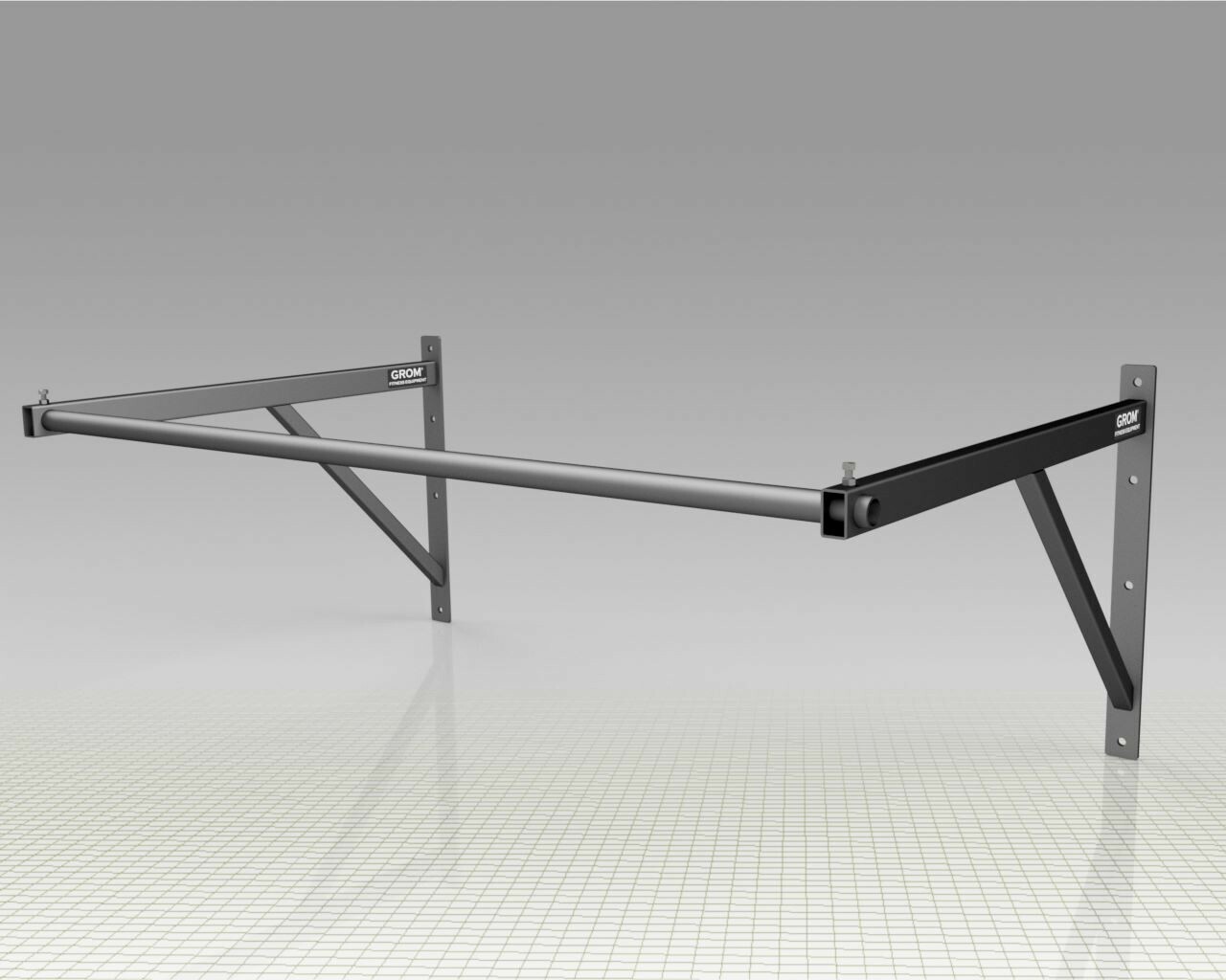GROM FITNESS Wall Mounted Pull Up Bar