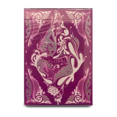 Floral Purple Playing Cards USPCC - FAST WORLDWIDE SHIPPING