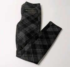 Design Lab Pants Women's 25 Black Plaid