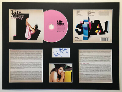 LILY ALLEN - Signed Autographed - IT'S NOT ME, IT'S YOU - Album Display Deluxe
