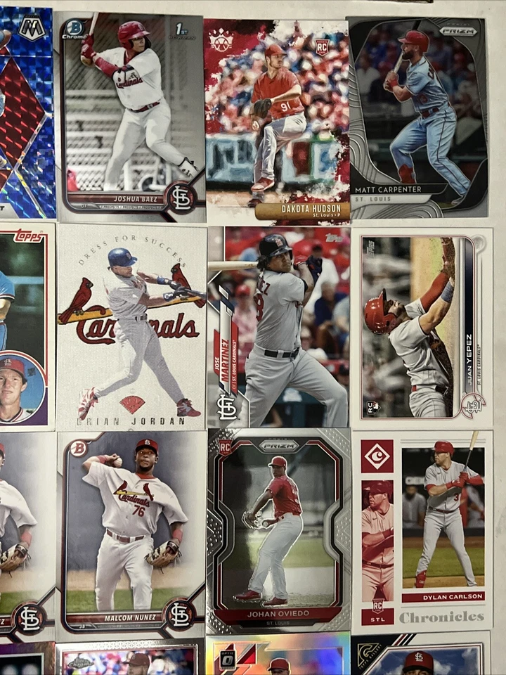 Lote de 39 tarjetas de los Cardenales de San Luis MLB Foto 3 de 4