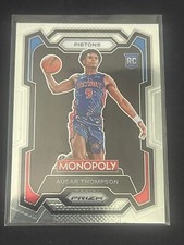 Ausar Thompson RC 2023-24 Prizm Monopoly Detroit Pistons #27