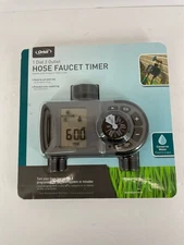 NEW Orbit 1 Dial 2 Outlet Hose Faucet Timer Programmable 56544 New