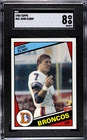 1984 Topps #63 John Elway RC Rookie HOF SGC 8 Denver Broncos