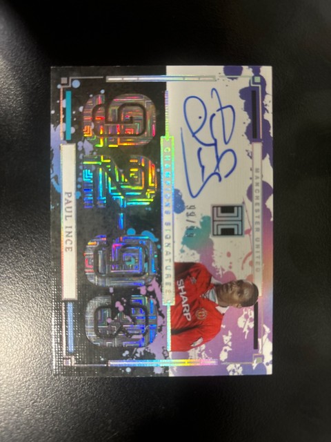2024-25 Impeccable Champions Signatures auto Paul Ince 99/99 Bookend