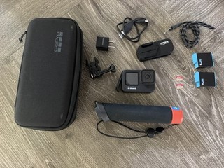 GoPro HERO9 Black 5K UHD Action Camera Bundle MINT CONDITION ACCESSORIES