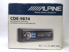 ALPINE CDE-9874 MP3/WMA/AAC/CD Receiver MOBILE MEDIA SOLUTIONS