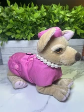 Legally Blonde 2 Bruiser Chihuahua Stuffed Toy Pink Outfit, 7" Bean Bag Plush