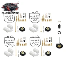 4 Set CARBURETOR CARB REPAIR REBUILD KIT w/plug & Float For 80-82 CB750C CB750K