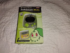 Pokemon Mini Chikorita Green Game Console Version USA