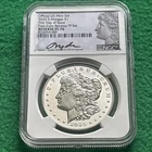 2023 S Morgan Silver Dollar - FDOI Reverse Proof PF 70 - David Ryder Hand Signed