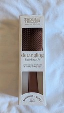 Image of Tangle Teezer Detangling Hairbrush Straight Curly Chrome Special Edition NEW