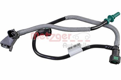 Between fuel filter and high pressure pump Butcher 2150166 fuel line F