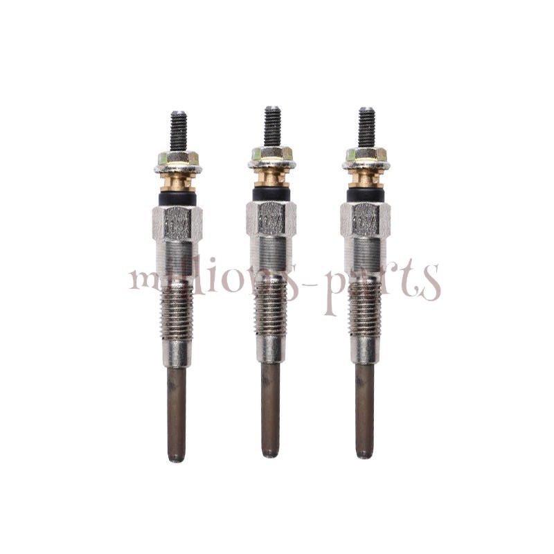 3X Glow Plugs 16281-65510 1628165510 for Kubota D1005 D1105 D1305 Engine