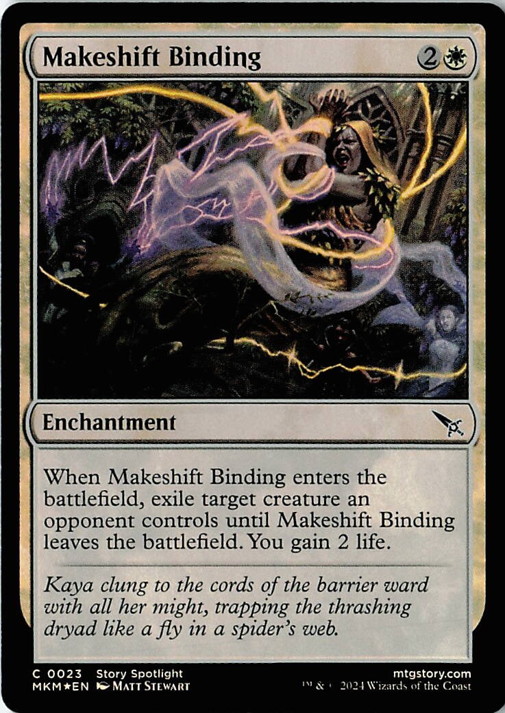 Makeshift Binding Murders at Karlov Manor Foil