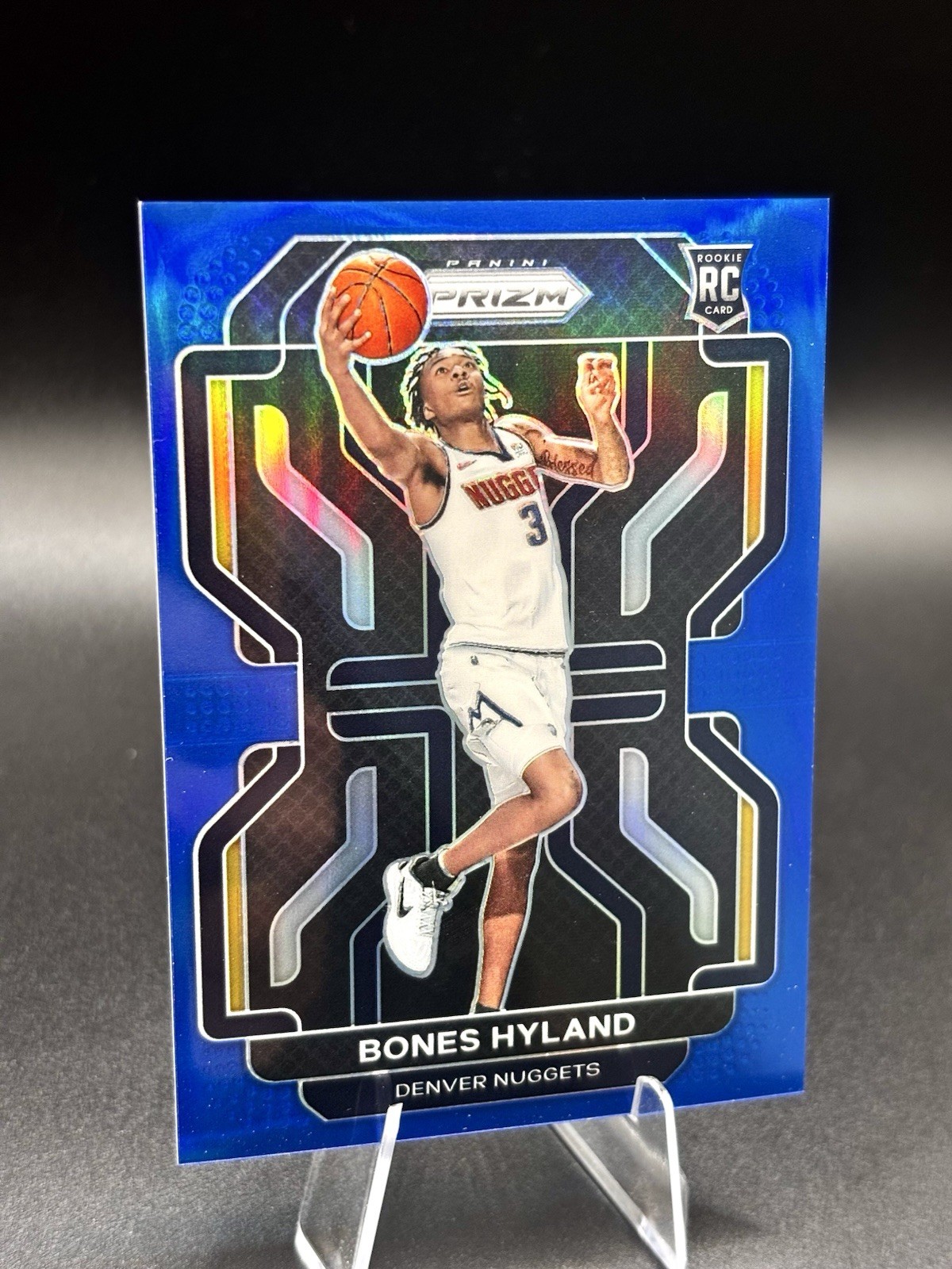 2021-22 Panini Prizm - Bones Hyland #302 Blue Prizm /199 (RC)