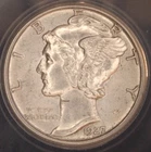 1927 Mercury Dime. ANACS AU-58. Starts at .99. NO RESERVE