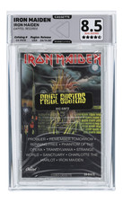 SEALED, Iron Maiden C4-91415, Audio Cassette, REWIND 8.5 , Sticker, US, 1980