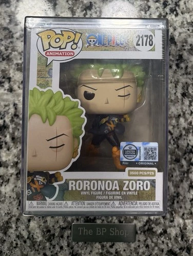 Funko Pop 2178 One Piece Roronoa Zoro Hot Topic Exclusive LIMITED 3500 Pcs