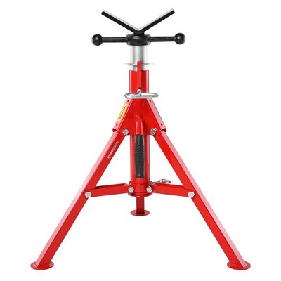 VEVOR Rohrstütze Rohrständer V-Kopf 1134kg Rohrbock Höhe verstellbar 61-107cm