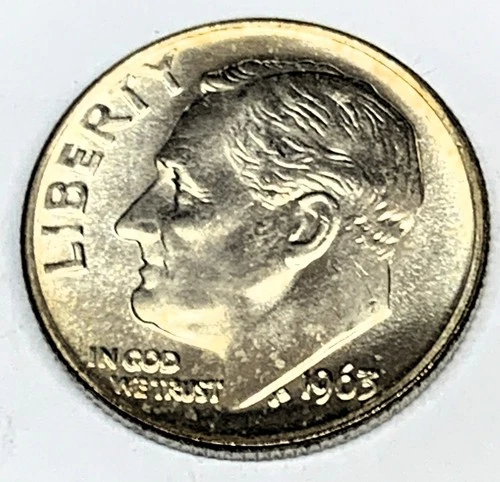 # C6323      U.S. COIN,   ROOSEVELT   DIME   1963     Unc.
