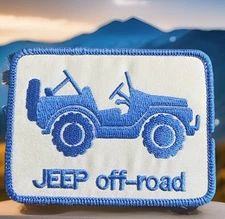 🔥Vintage JEEP OFF-ROAD EMBROIDERED IRON-ON PATCH Wrangler Gladiator 4x4 HTF