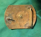 Vintage Authentic Obsolete Maine State Police Untouched Heavy Brass Belt Buckle  — photo 3