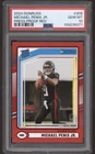 2024 Donruss Press Proof Red #308 Michael Penix Jr. Rated ROOKIE RC PSA 10 GEM