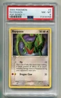 2004 POKEMON EX POP SERIES 1 RAYQUAZA #3/17 NON-HOLO PROMO PSA 8 P1