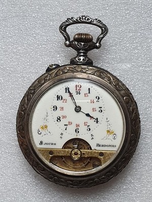 HEBDOMAS 8 Tage Taschenuhr - Funktioniert einwandfrei.