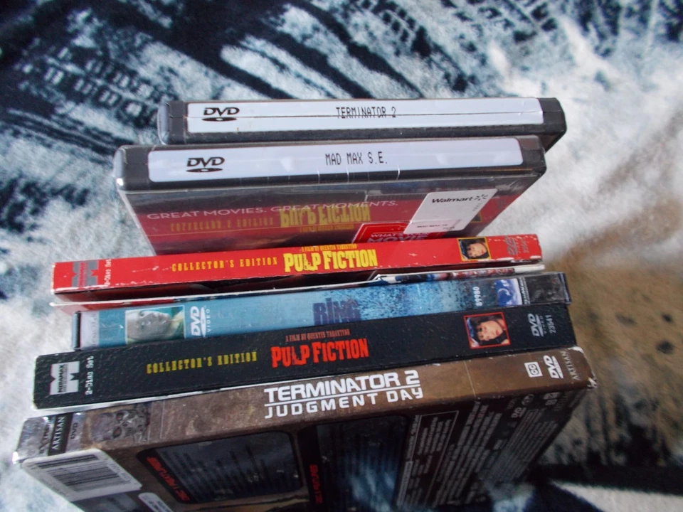 6 DVD LOT: 1 NEW- Pulp Fiction, Mad Max, Terminator 2, rare collector's editions - Image 4 of 4