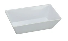 Yanco China RM-610 Rome White Melamine 9.75" x 5.8" Deep Plate - 2 Doz