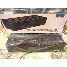 Rack Mount Wire Manager 2U Sided Molded Cable Management LOT OF 2 NEW