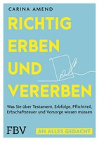 Richtig Erben Und Vererben | Carina Amend | Taschenbuch | 224 S. | Deutsch