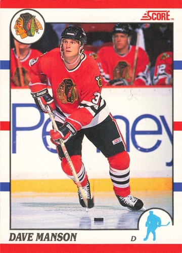 1990 Score Dave Manson #193 card