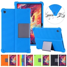 For Lenovo Tab Plus Case 11.5 inch 2024 Kids Friendly Soft Silicone Stand Cover