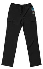 Tony Hawk Men’s Tech Cargo Joggers Pants Black- Size S -Stretch-Zip Pockets NEW