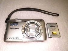 Nikon COOLPIX S3700 Digital Camera 20.1MP 8x Wi-Fi HD w/Battery 2 S12 