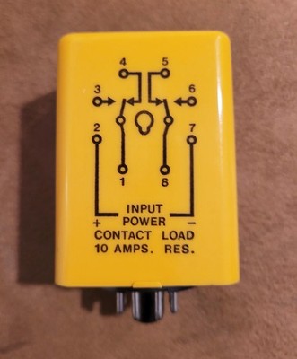  GW Eagle Signal 80Q2A605 Time Delay Relay 1.6-16 Sec Range 120V 60HZ H80Q