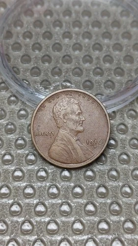 1910 S Lincoln Wheat Cent Penny Original VF                                 D046