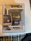 Batman (Metallic) (Pop! Mystery) Funko Pop With Sealed Hard Case Pop Protector