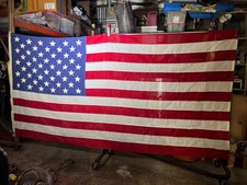 50 Star Stitched American Flag 9 1/2  x 5  
