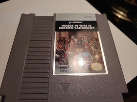 Where in Time is Carmen Sandiego NES Authentic & Tested