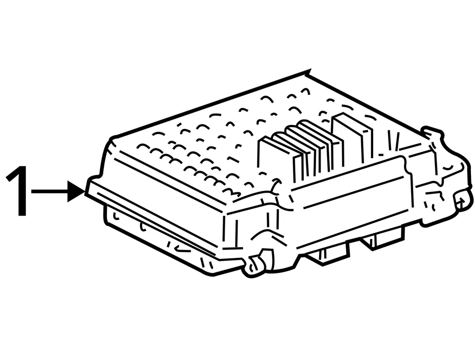 2006-2007 Chevrolet Silverado 1500 caixa de fusíveis caixa de fusíveis módulo relé MUEY3 - Imagem 4 de 4
