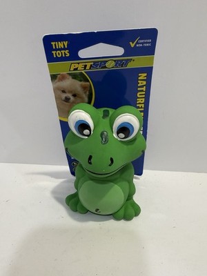 PETSPORT Tiny Dog Toy Squeaker Frog *NEW*