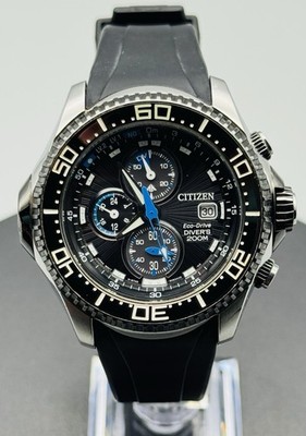 Citizen Eco-Drive Watch Diver's 200M Promaster Aqualand Depth Display BJ2117-01E