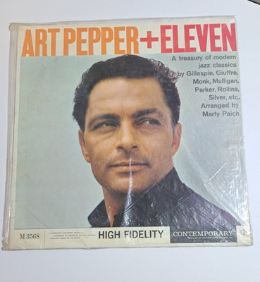 ART PEPPER + ELEVEN-SEALED LP 1st Press Mono Unopened Contemporary M3568