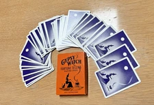 Vintage Gypsy Witch Fortune Telling Playing Cards US Playing Cards Co. !960's
